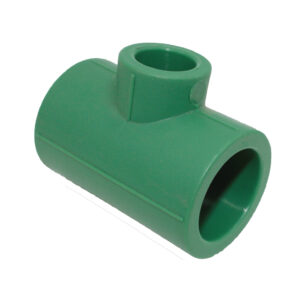 Tee Reducida PPR X Tubomax 32mm x 20mm x 32mm(1″ x 1/2″ x 1″)